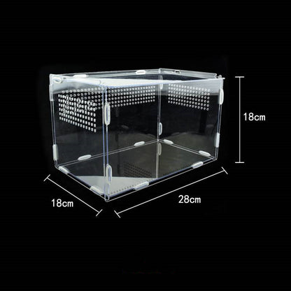 Reptile Tank Thermal Box Acrylic Transparent diameter