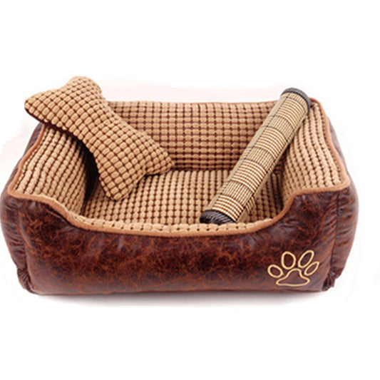 Suede Dog Bed By Kennel