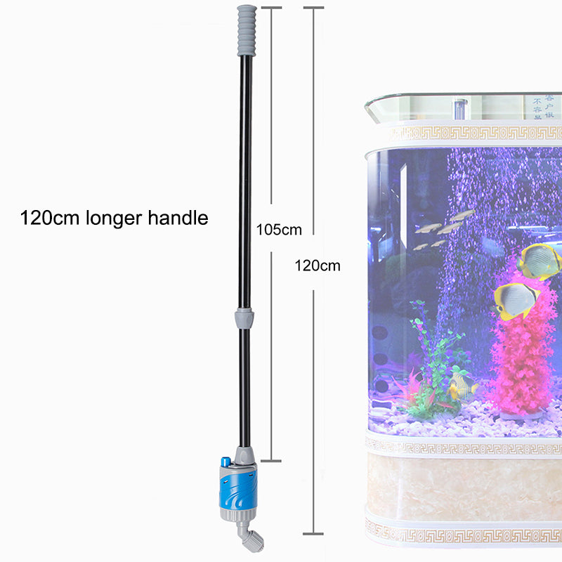 Fish Tank Gravel Cleaner Multi Function longer handle