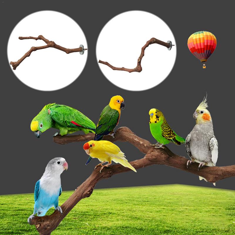 Parrot Bird Standing Stick Wild Grape Wood Grinding Claw Stick Perching