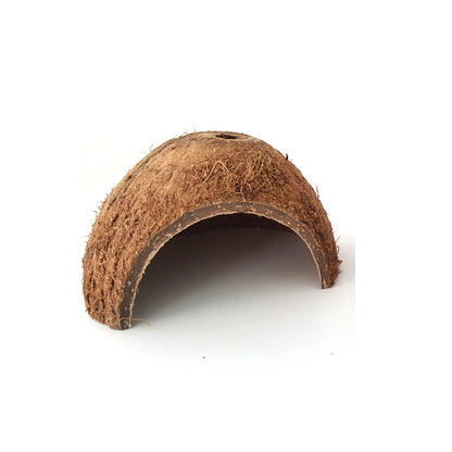 Reptile Cache Cave Natural Nest Coconut Shell ex:1