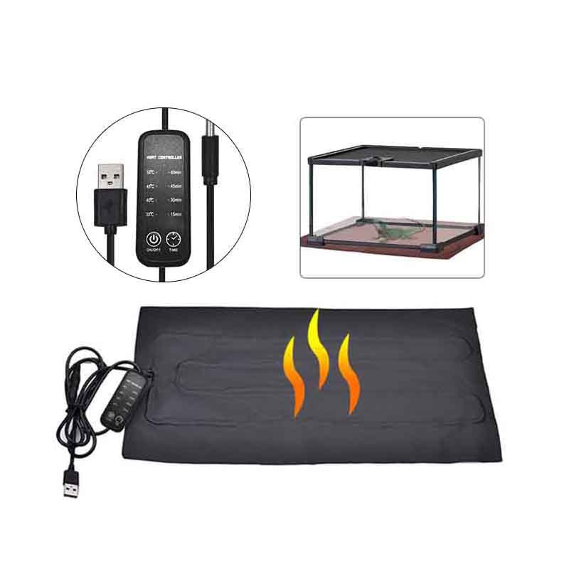 Ex:1 Reptile Heating Pad With Adjustable Thermostat Switch To Warm Pet Bed Pet Heating