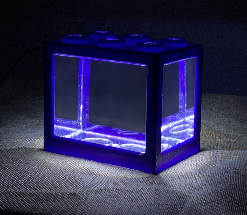 Purple Lego Desings Box Fish Tank