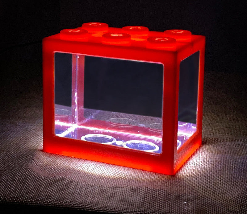 Red 2 Lego Desings Box Fish Tank