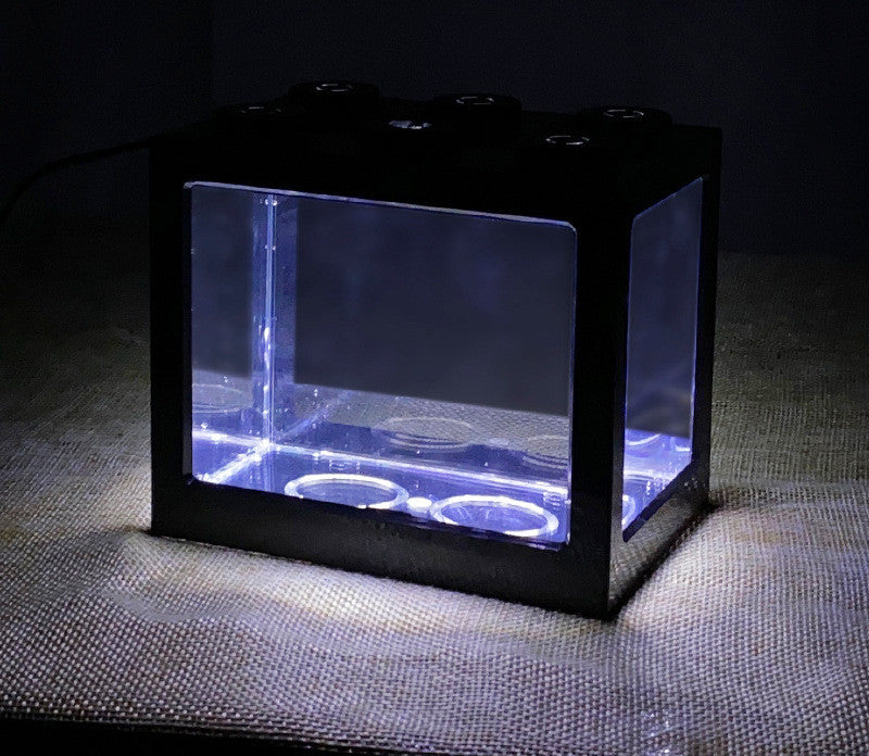 Black Lego Desings Box Fish Tank