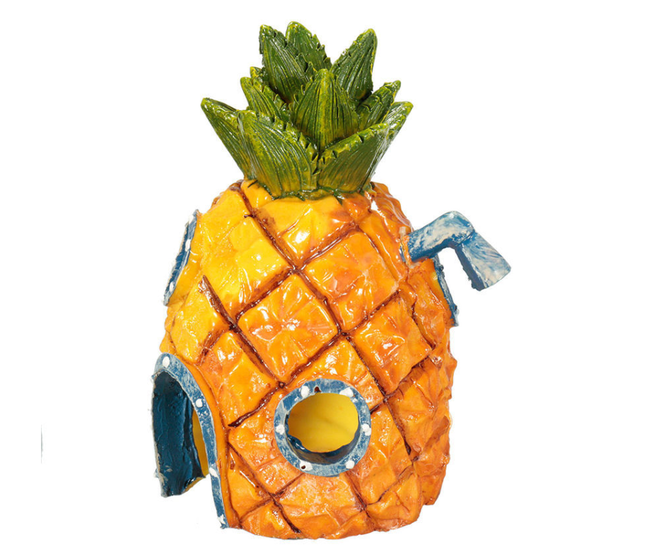 Pineapple House For Aquarium Fish Tank side