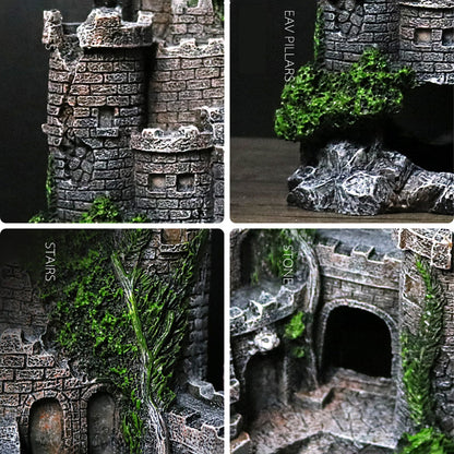 Fish Tank Resin Castle Decoration details