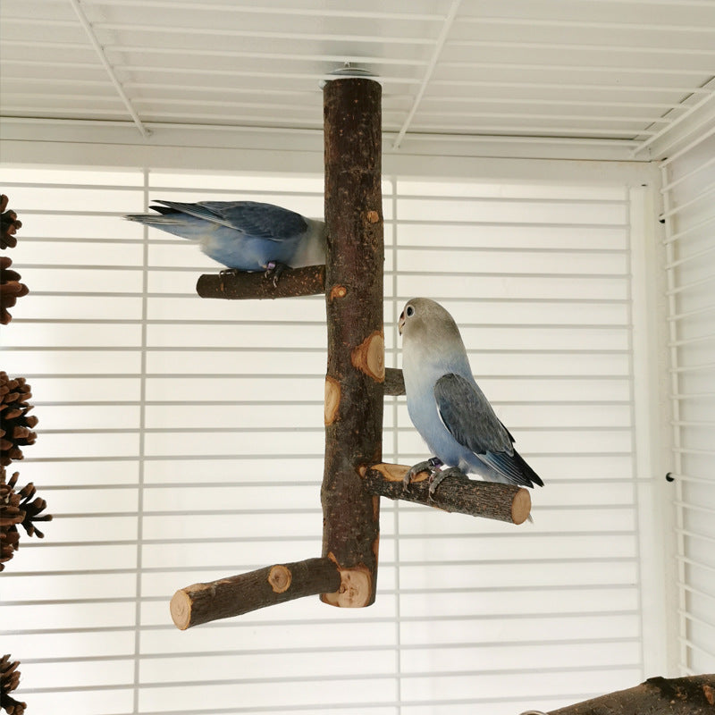 Wood Stand Pole For Bird ex:6