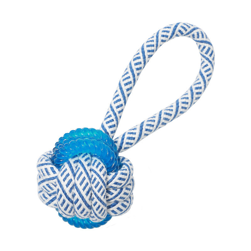 Ex3:Cotton Rope Dog Toy Bite Resistant