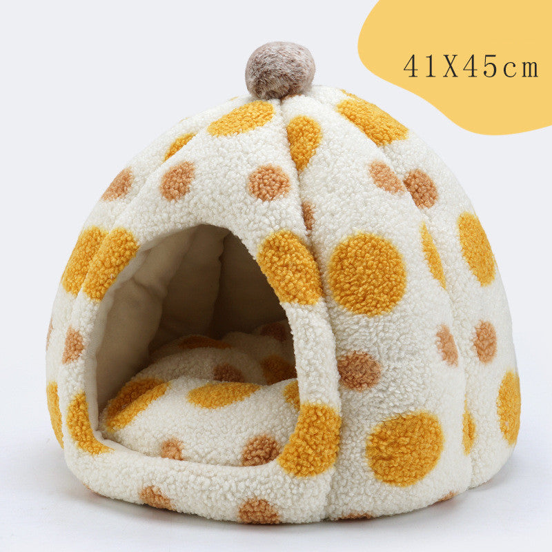 Tent For Cat & Small Dogs diameter orange