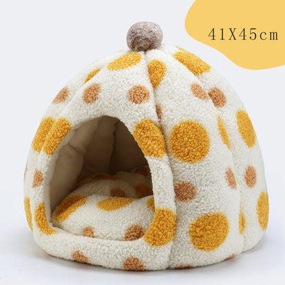 Tent For Cat & Small Dogs diameter orange