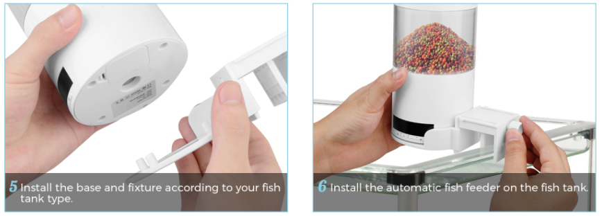 Aquarium Fish Tank Automatic Feeder explication