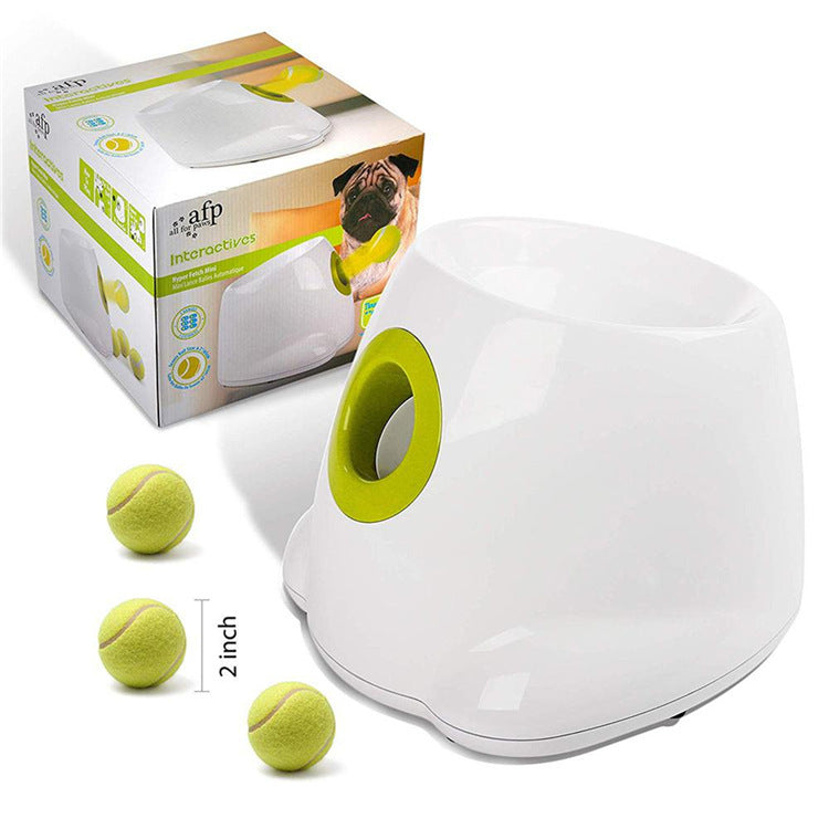 Dog Pet Automatic Interactive Ball Launcher balls sieze