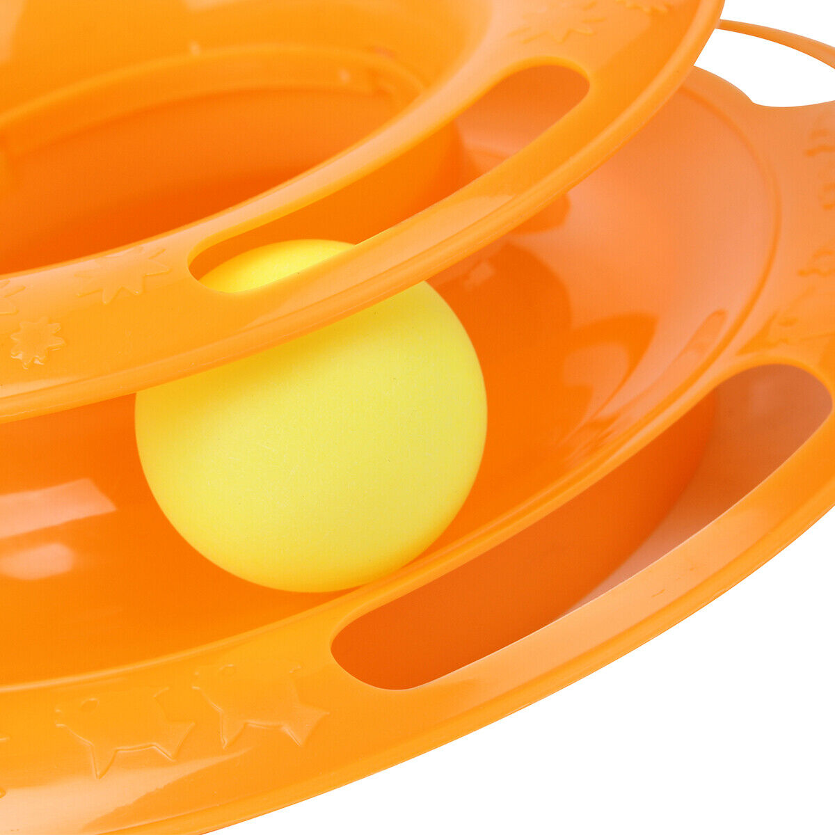 orange Cat Crazy Ball Disk Interactive Toys