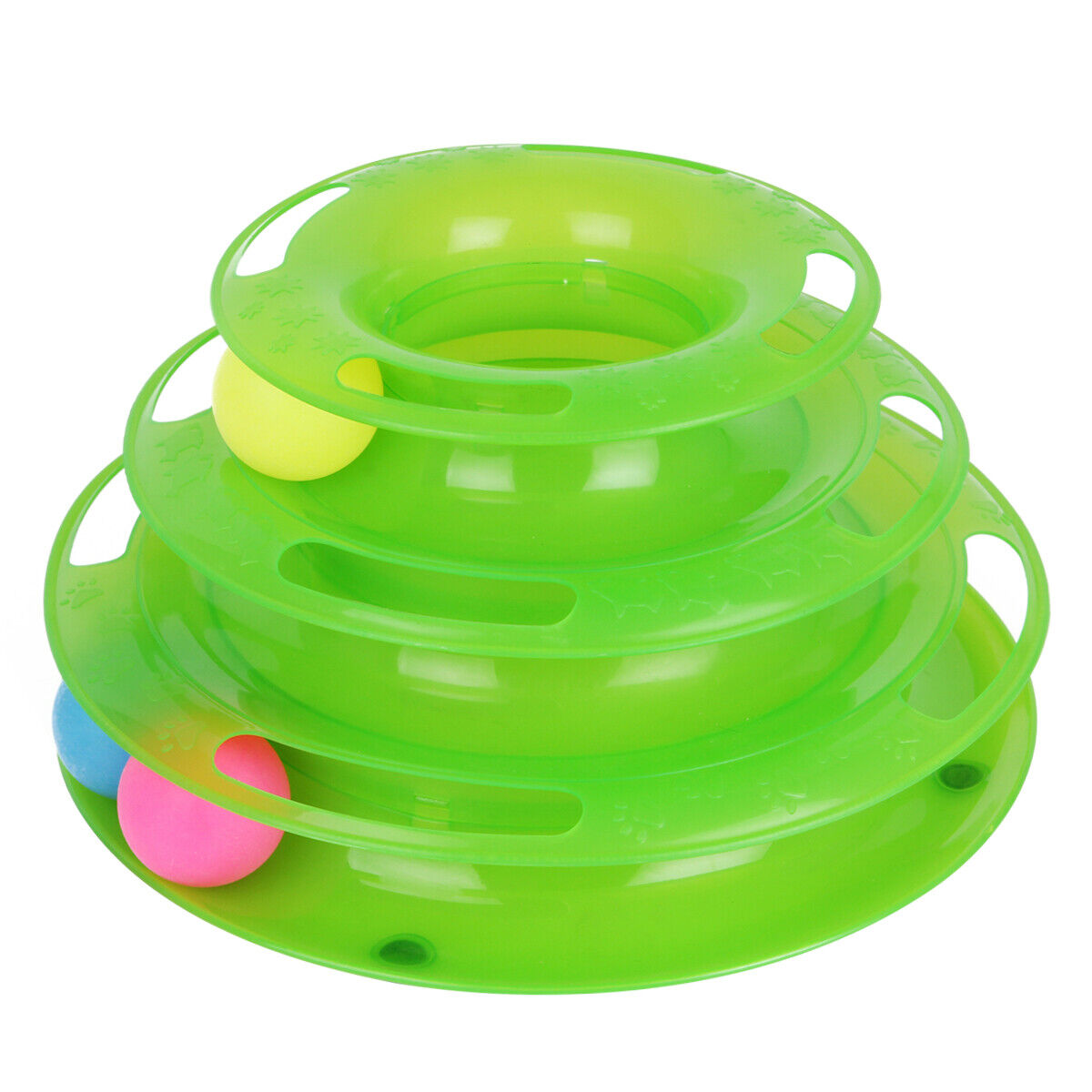 Green Cat Crazy Ball Disk Interactive Toys