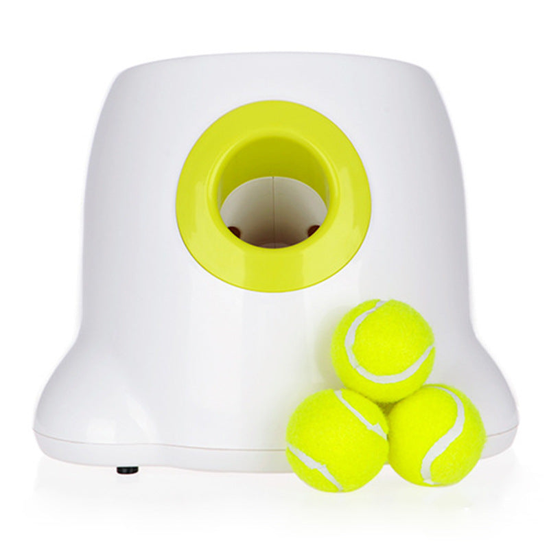 Dog Pet Automatic Interactive Ball Launcher frontside