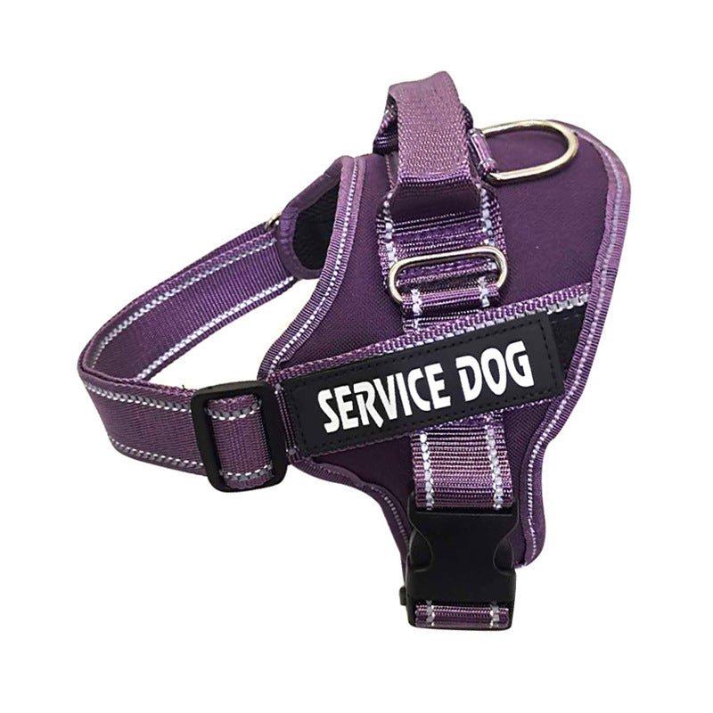 Dog Chest Harness purple 