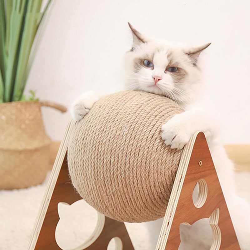 picCat Toy Interactive Scratcher Board Kitten Sisal Rope Ball Scratch Paws