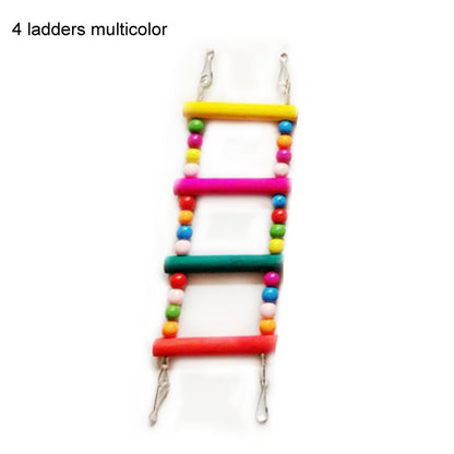 4 ladder  multicolor Bird Climbing Toys