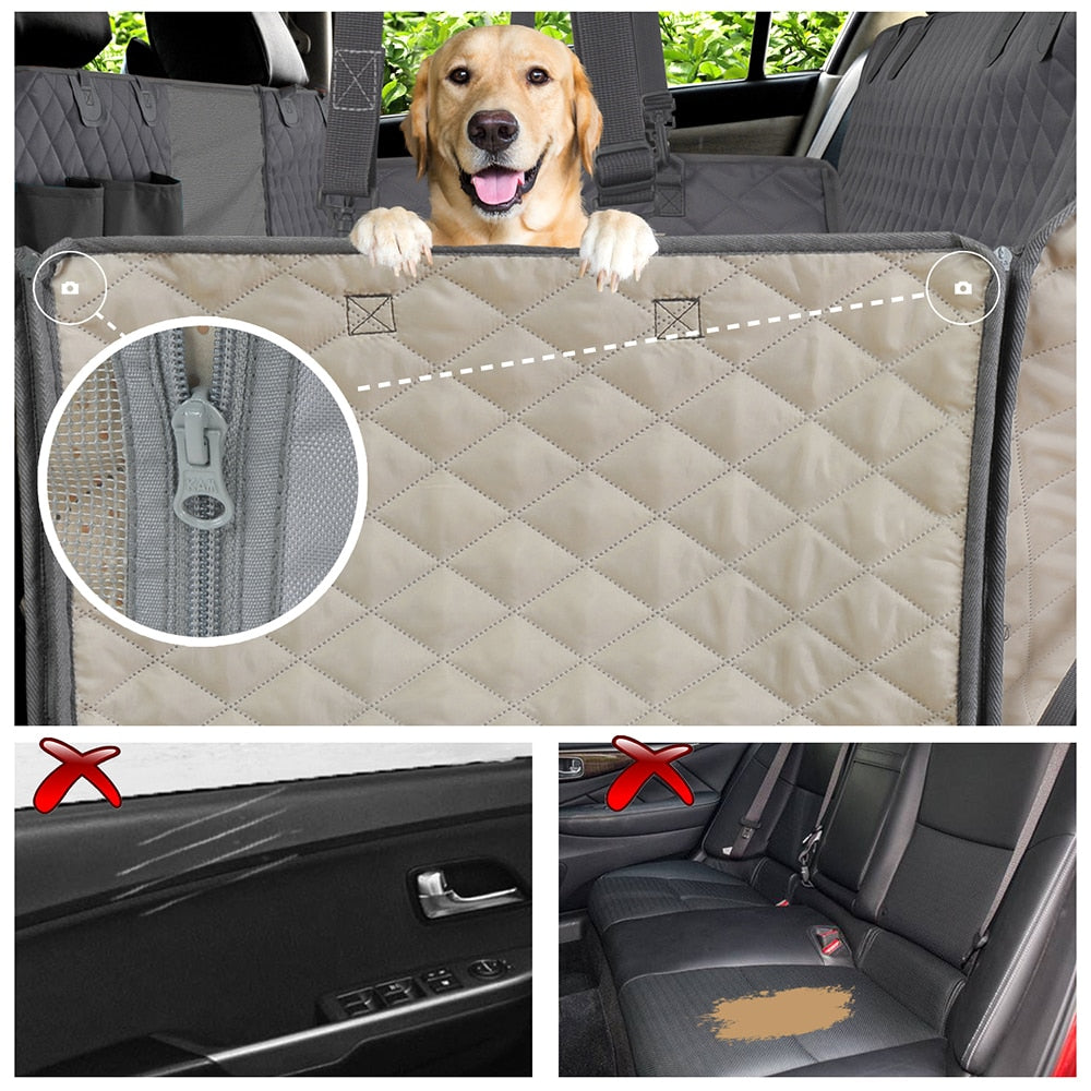 demo Dog Car Seat Cover Waterproof Pet TravelCar Back Seat Protector Mat Safety