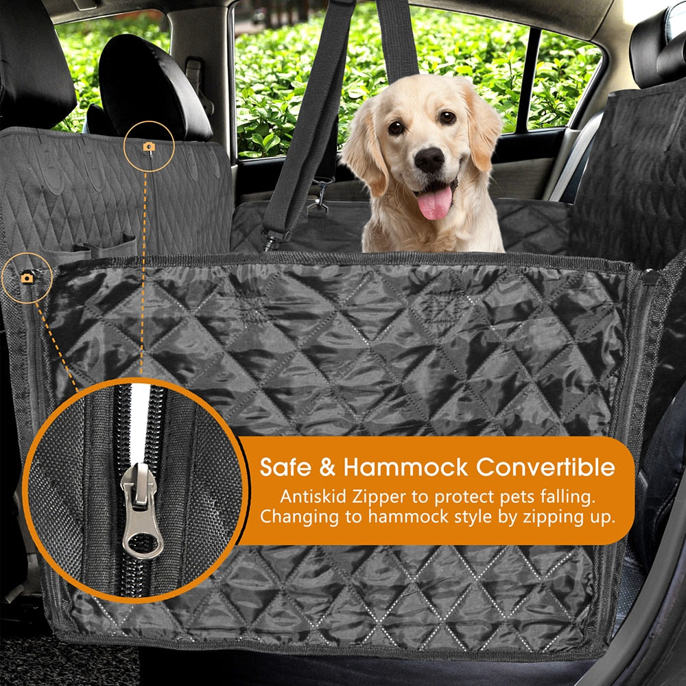 picture Dog Car Seat Cover 100% Waterproof