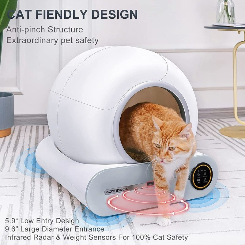 All Automatic Cat Litter Robot Box APP Control Self Cleaning