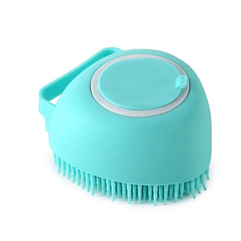 Blue Bath Brush Scrubber For Cats & Dogs