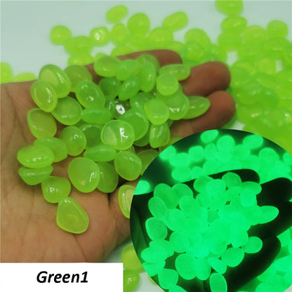 Green 1 Glow Stone For Fish Tank Aquarium 50/100Pcs