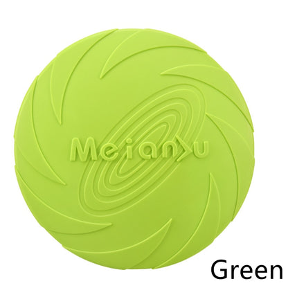 green Dog Flying Disk Toy