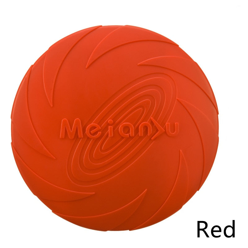 red Dog Flying Disk Toy