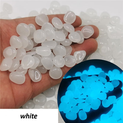 White Glow Stone For Fish Tank Aquarium 50/100Pcs