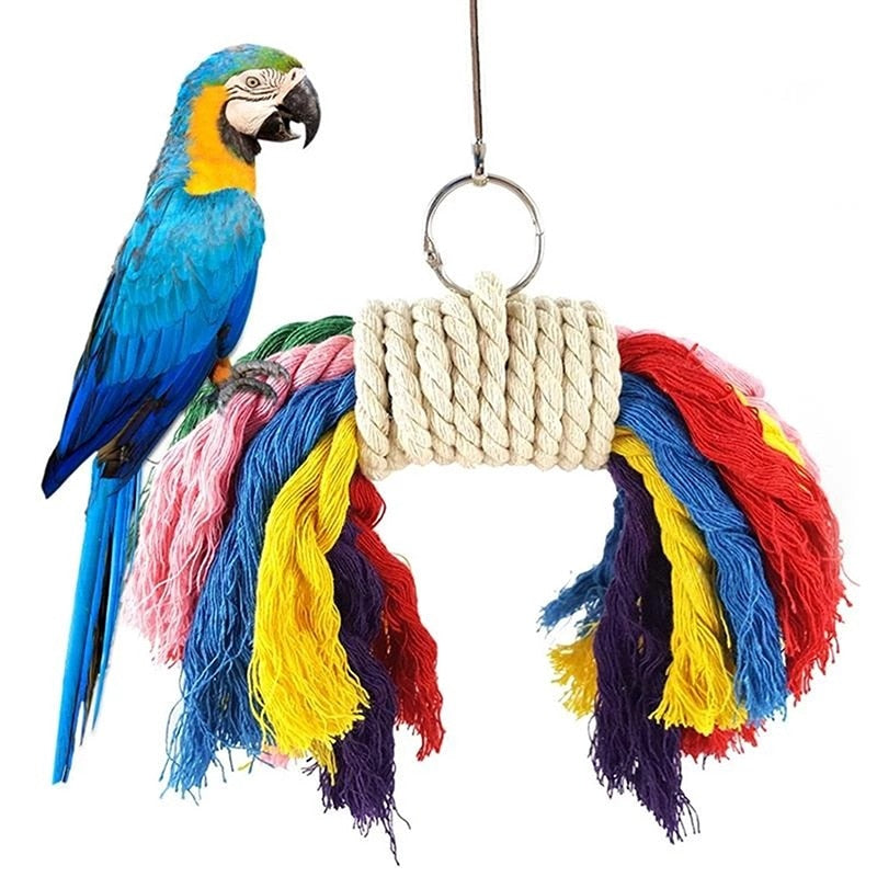 Bird Chewing Toy Cotton Rope