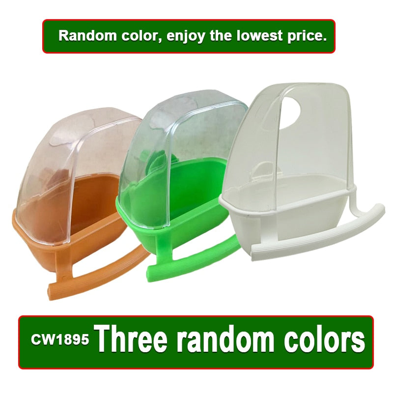 3 colors Birds Water Hanging Bowl Feeder Box 1 Pcs