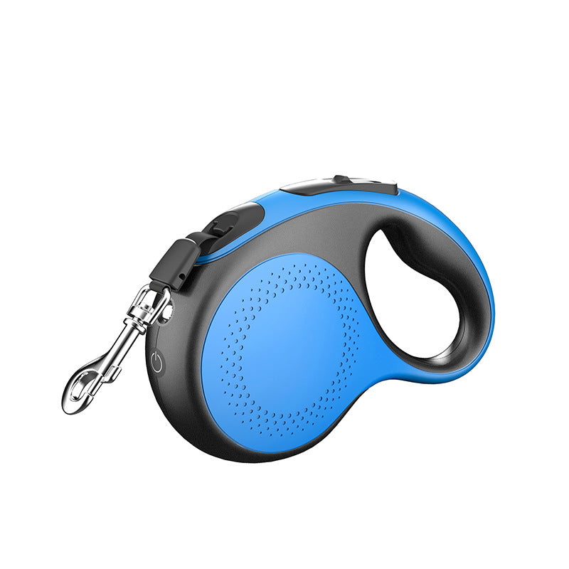 blue Dog Automatic Retractable Leash New Product Charging With Light