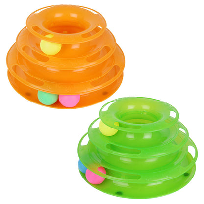 Cat Crazy Ball Disk Interactive Toys dubble