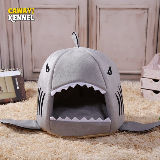 Cawayi Kennel Shark Pet House Dog Bed For Cats & Dogs