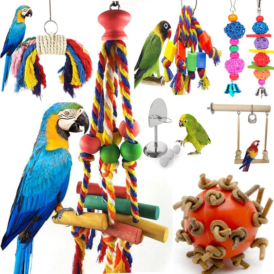 Package Bird Chewing Toy Cotton Rope